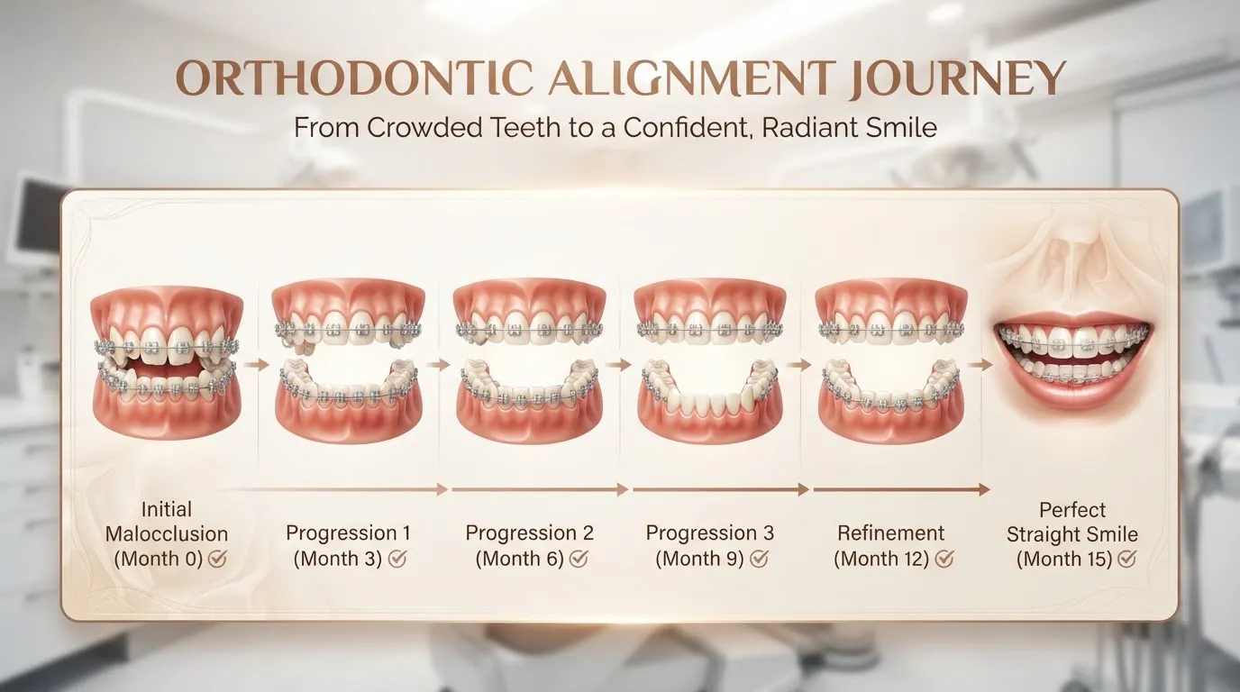 Hành trình nắn chỉnh răng và các mốc di chuyển răng chuẩn y khoa tại Tấm Dentist